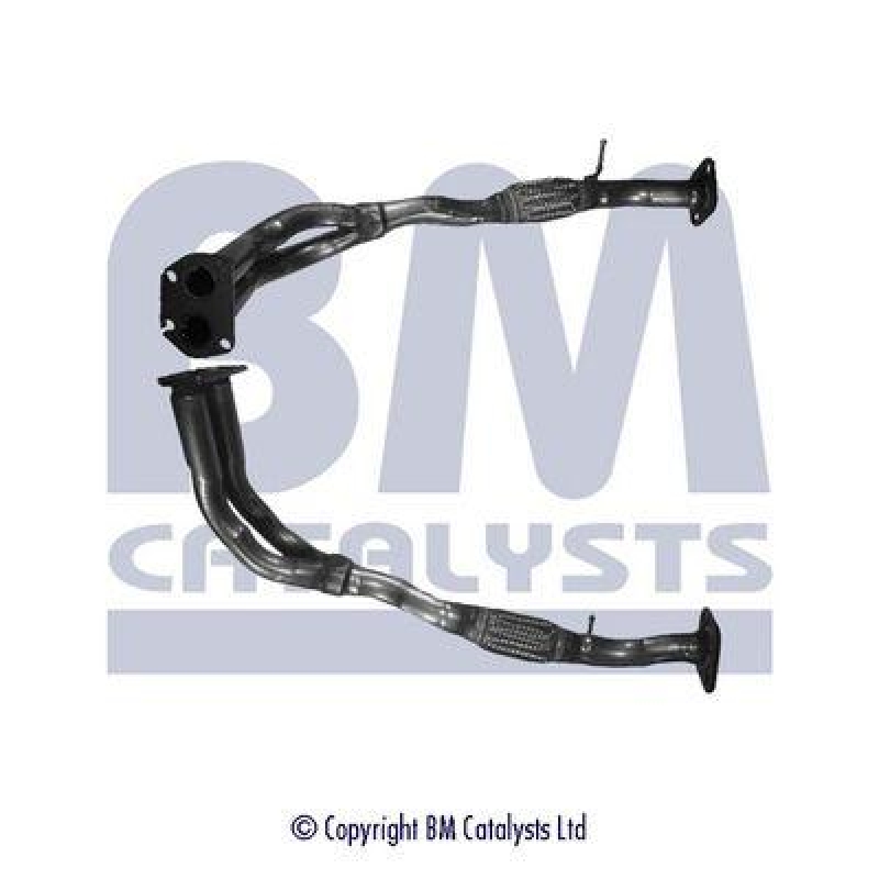 BM Catalysts Abgasrohr Vorne passend für Fiat Punto 1.9 DS 60 Kasten Sch...