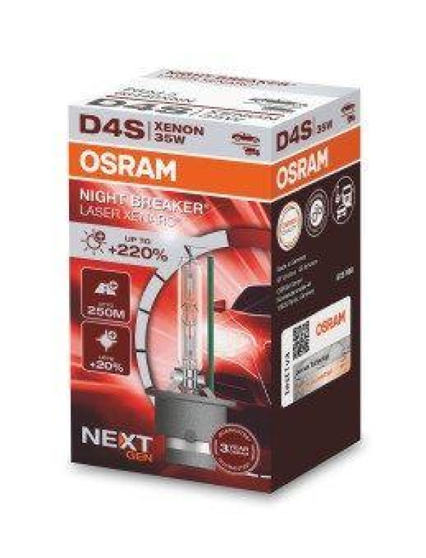 OSRAM Gl&uuml;hlampe, Fernscheinwerfer XENARC&reg; NIGHT BREAKER&reg; LASER 66440XNN