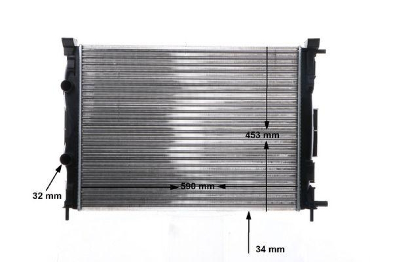 MAHLE Kühler, Motorkühlung BEHR CR 41 000S