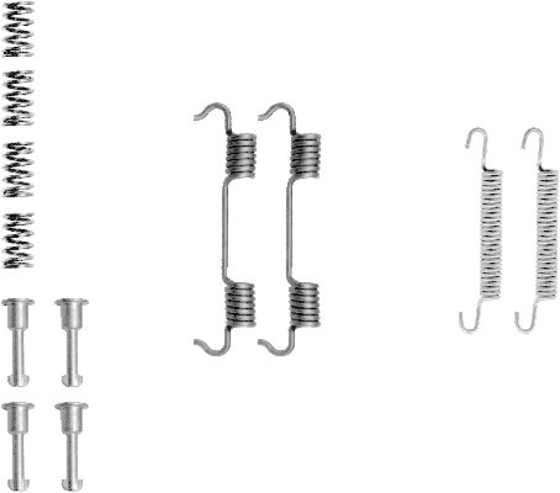 TEXTAR Accessory Kit, parking brake shoes