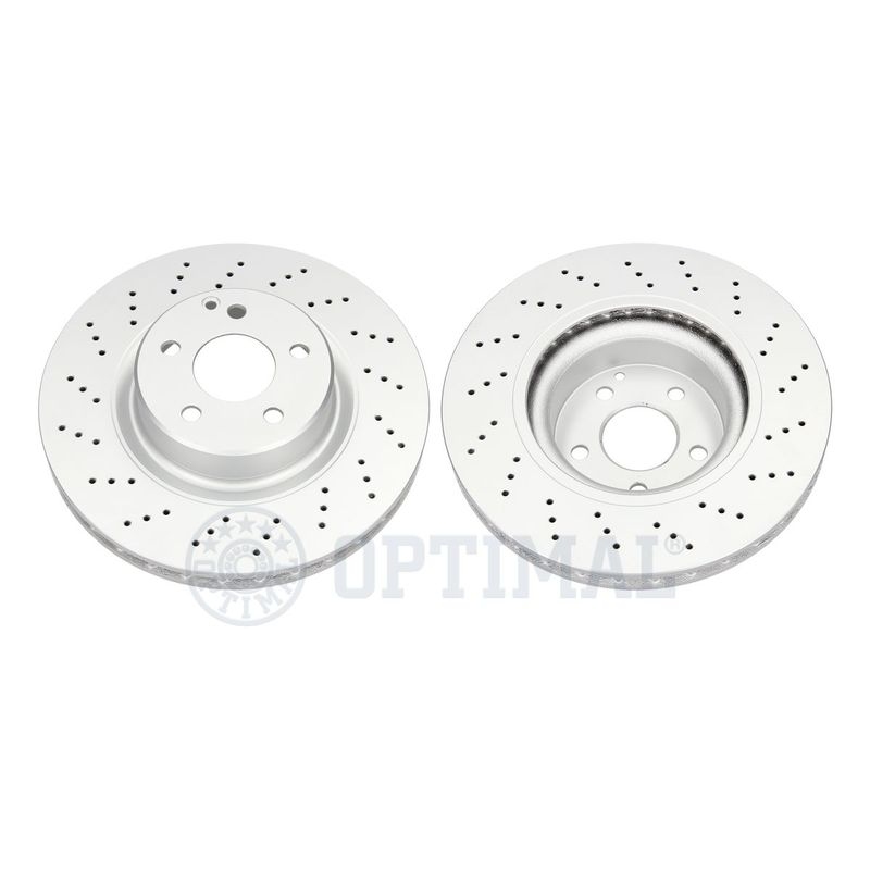 2x OPTIMAL Bremsscheibe COATED