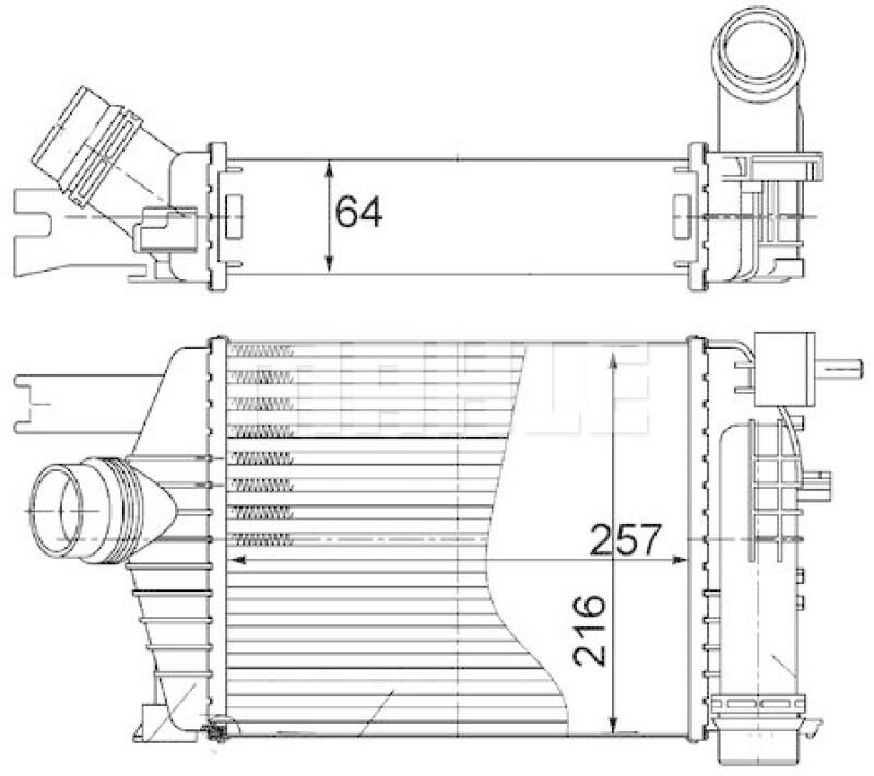 MAHLE Ladeluftkühler BEHR