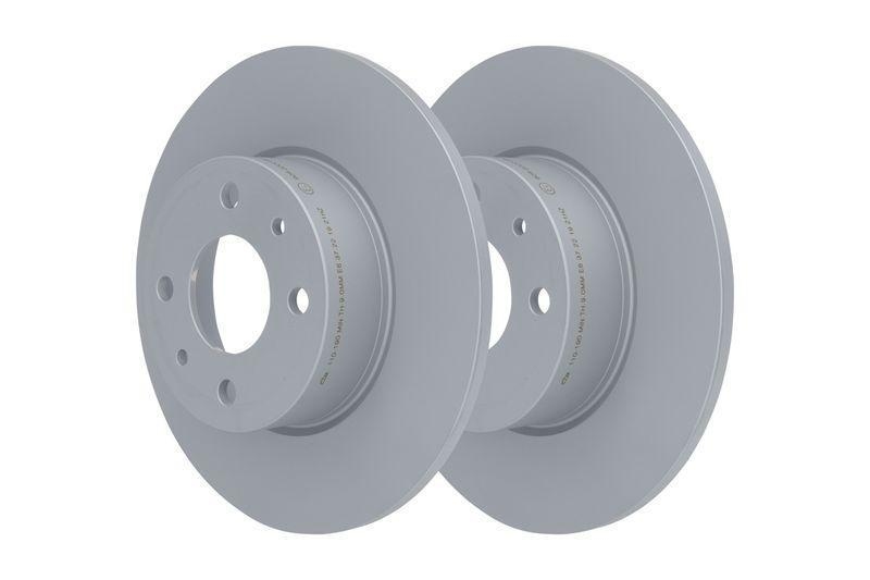 ATE Bremsscheiben + Bremsbeläge Vorne Hinten passend für Fiat Bravo 2 Stilo 1.6