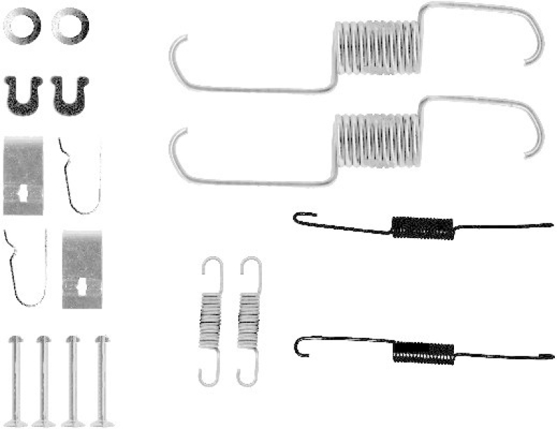 TEXTAR Zubeh&ouml;rsatz Bremsbacken Trommelbremse Montagesatz 97013600