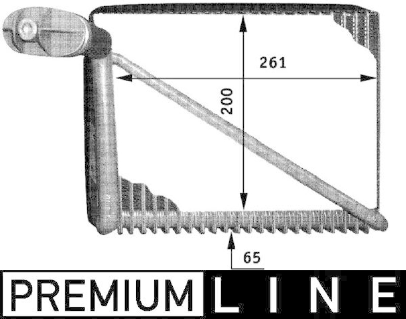 MAHLE Evaporator, air conditioning PREMIUM LINE