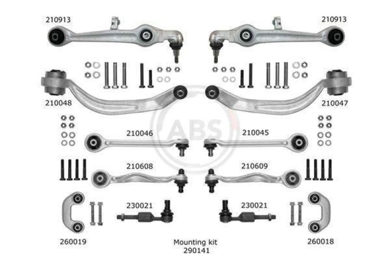 Repair Kit, control arm SMARTKIT