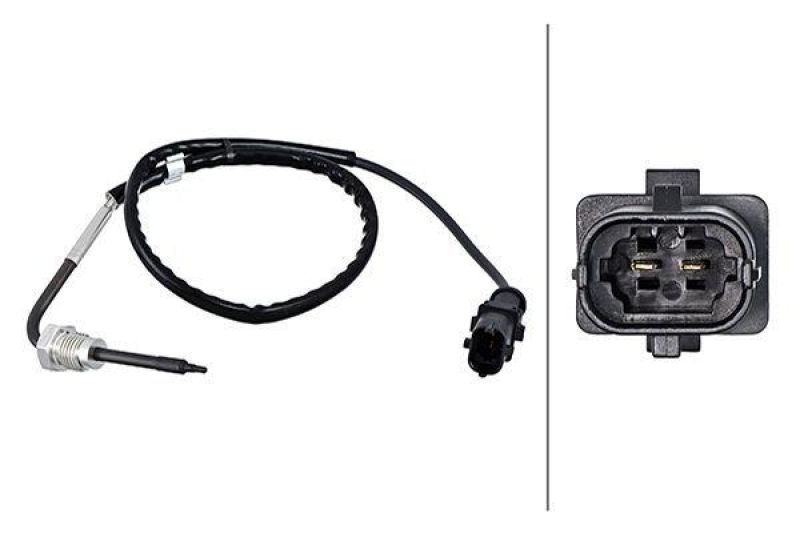 HELLA Sensor, Abgastemperatur 6PT 358 181-961