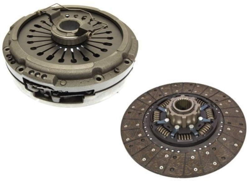 KAWE Clutch Kit Cover + 2 Discs + Intermediate ring + Release bearing