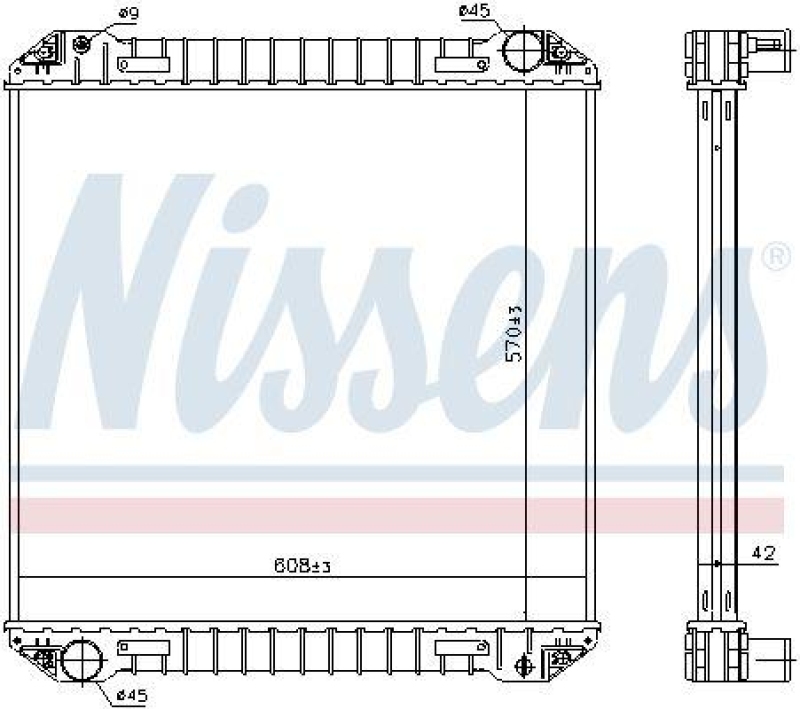 NISSENS K&uuml;hler, Motork&uuml;hlung 623440