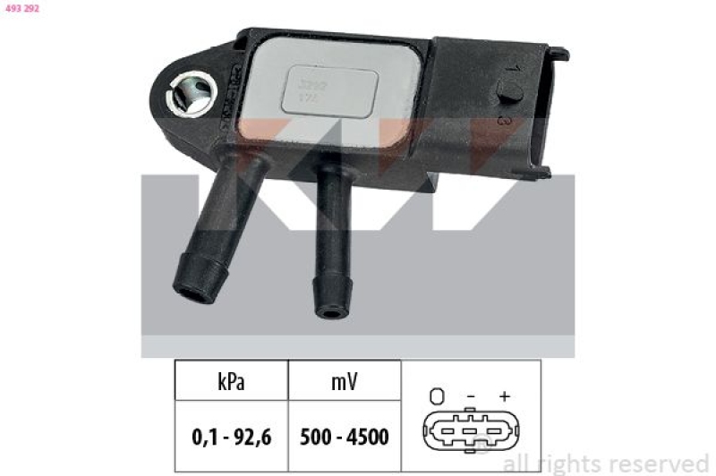 KW Luftdrucksensor, Höhenanpassung Made in Italy - OE Equivalent