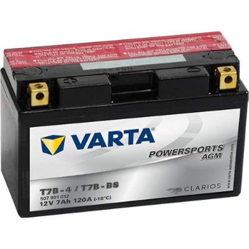 VARTA Starterbatterie POWERSPORTS AGM 7Ah 120A