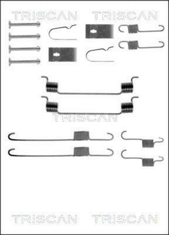 TRISCAN Accessory Kit, brake shoes