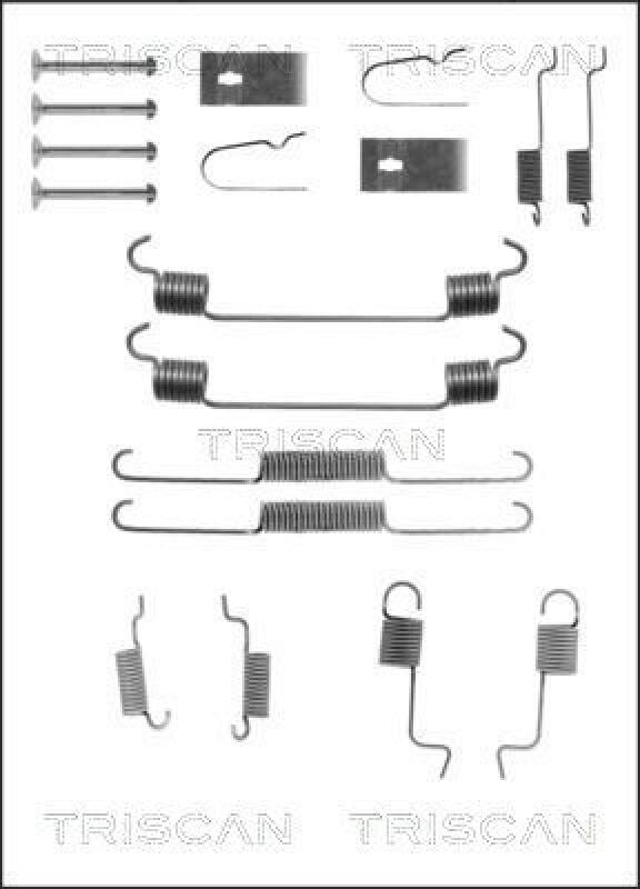 TRISCAN Accessory Kit, brake shoes