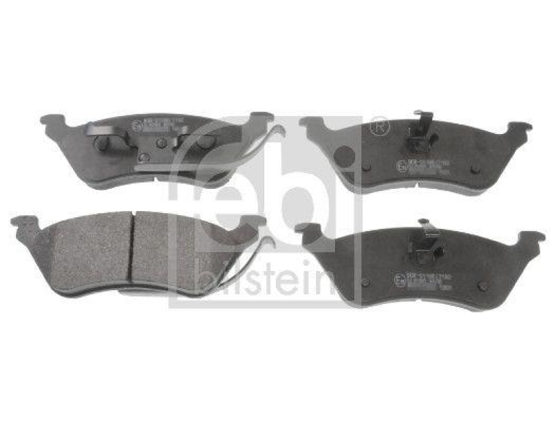 FEBI BILSTEIN Bremsbelagsatz, Scheibenbremse 116318