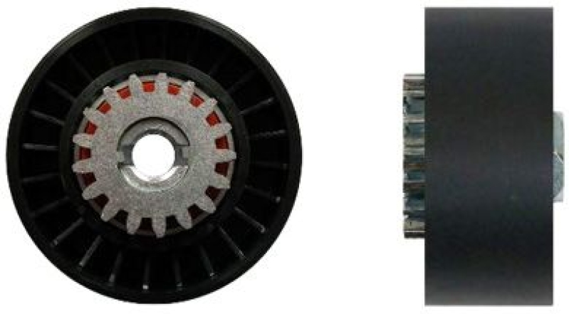 DENCKERMANN Tensioner Pulley, V-ribbed belt