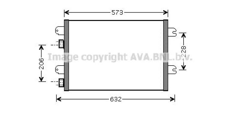 AVA QUALITY COOLING Condenser, air conditioning