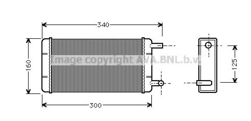 AVA QUALITY COOLING Wärmetauscher, Innenraumheizung