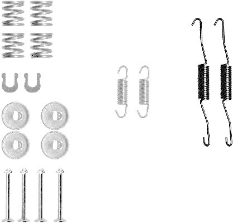 TEXTAR Accessory Kit, brake shoes