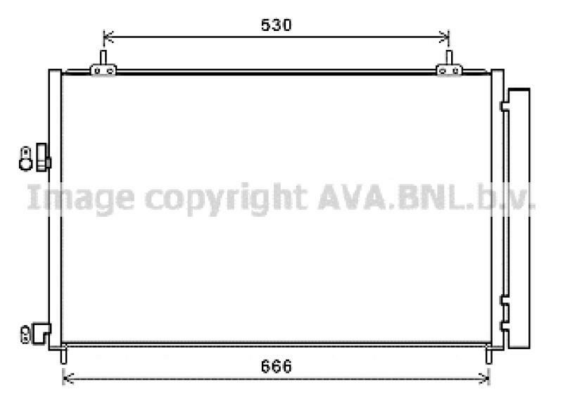 AVA QUALITY COOLING Kondensator, Klimaanlage