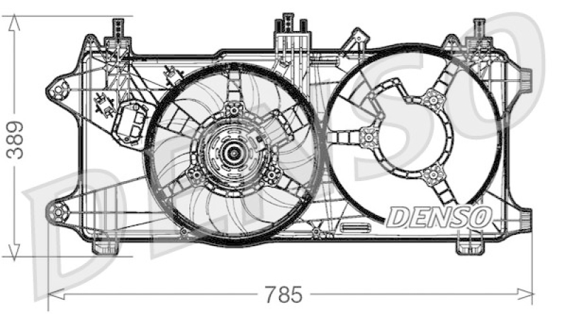 DENSO Fan, radiator