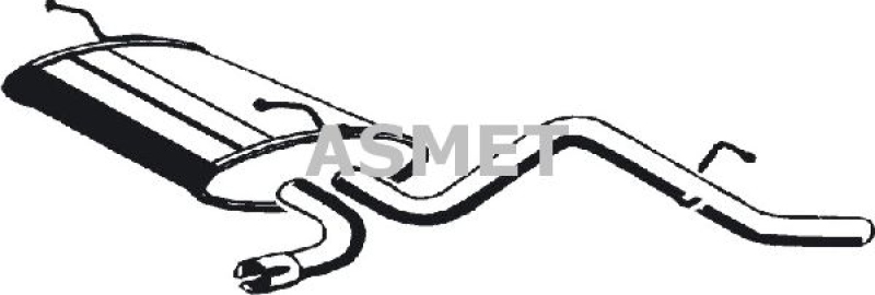 ASMET Rear Muffler