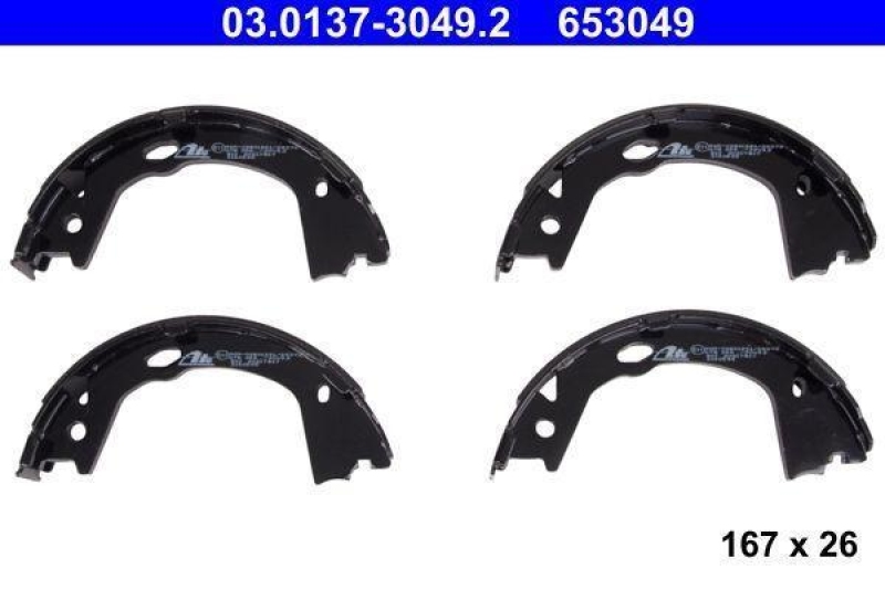ATE Brake Shoe Set, parking brake