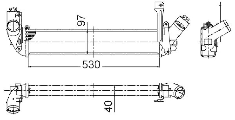 MAHLE Ladeluftkühler BEHR