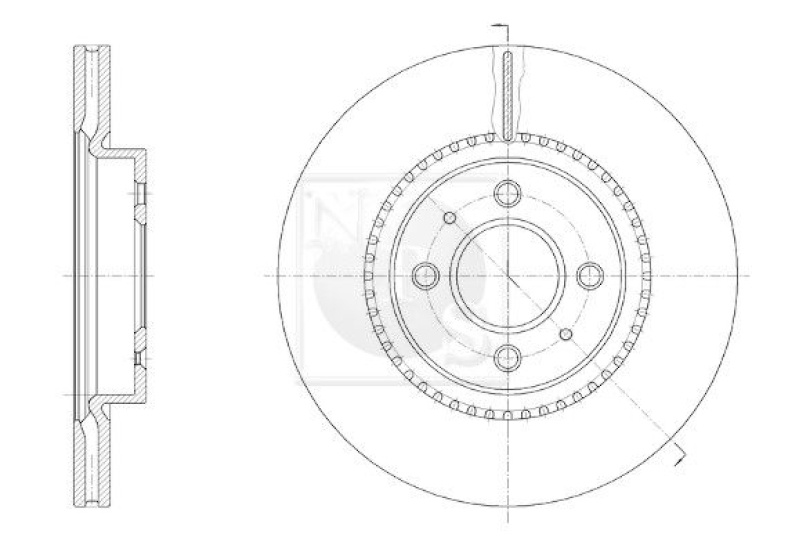 2x NPS Brake Disc