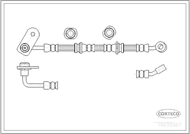 CORTECO Bremsschlauch