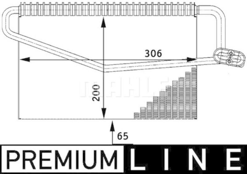 MAHLE Verdampfer, Klimaanlage BEHR *** PREMIUM LINE ***