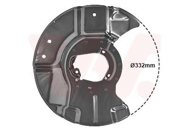 VAN WEZEL Splash Panel, brake disc