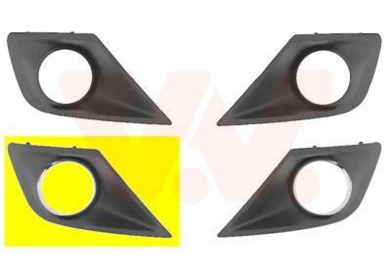 VAN WEZEL L&uuml;ftungsgitter, Sto&szlig;f&auml;nger ** Equipart ** 4033596