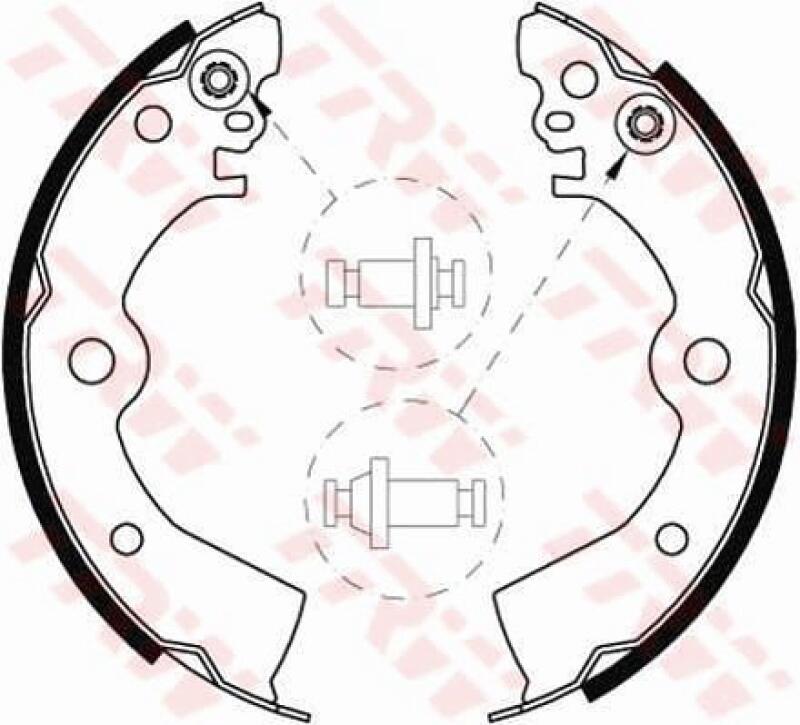TRW Bremsbackensatz GS8556