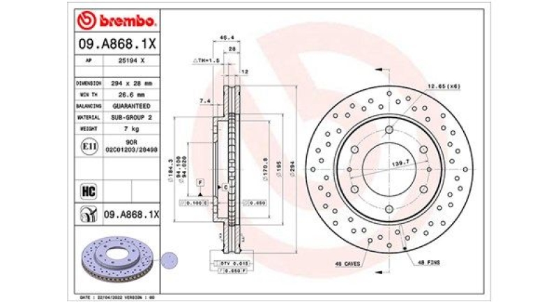 2x MAGNETI MARELLI Bremsscheibe