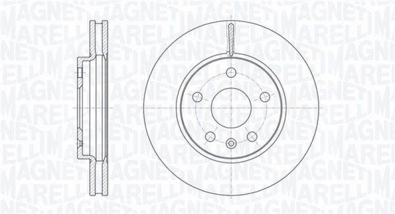 MAGNETI MARELLI Bremsscheibe 361302040106