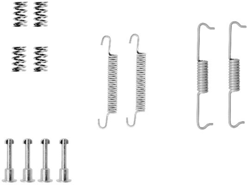 TEXTAR Accessory Kit, parking brake shoes