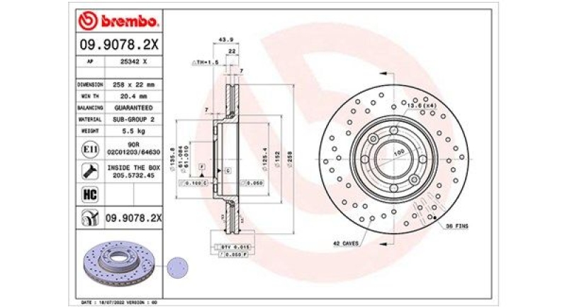 2x MAGNETI MARELLI Bremsscheibe