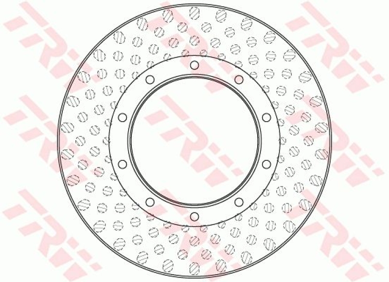 2x TRW Bremsscheibe