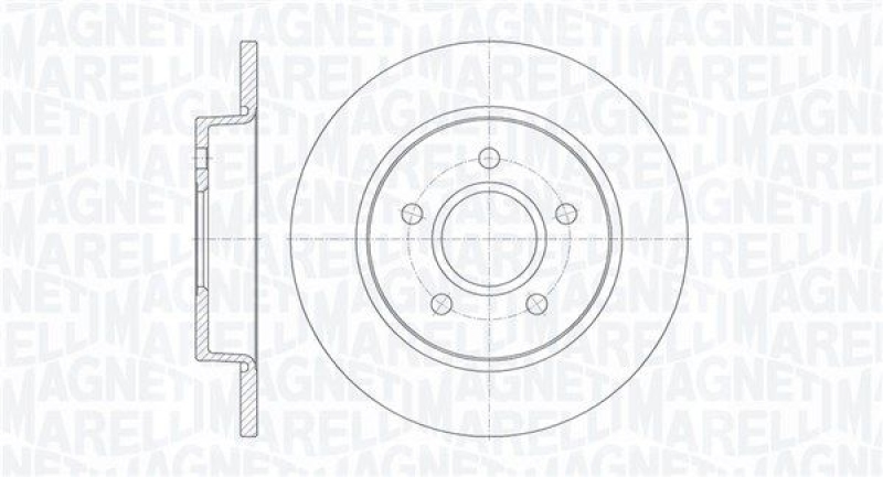 MAGNETI MARELLI Bremsscheibe