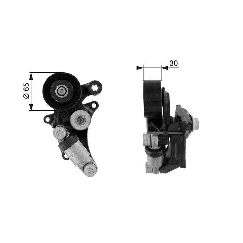 GATES Spannrolle, Keilrippenriemen DriveAlign®