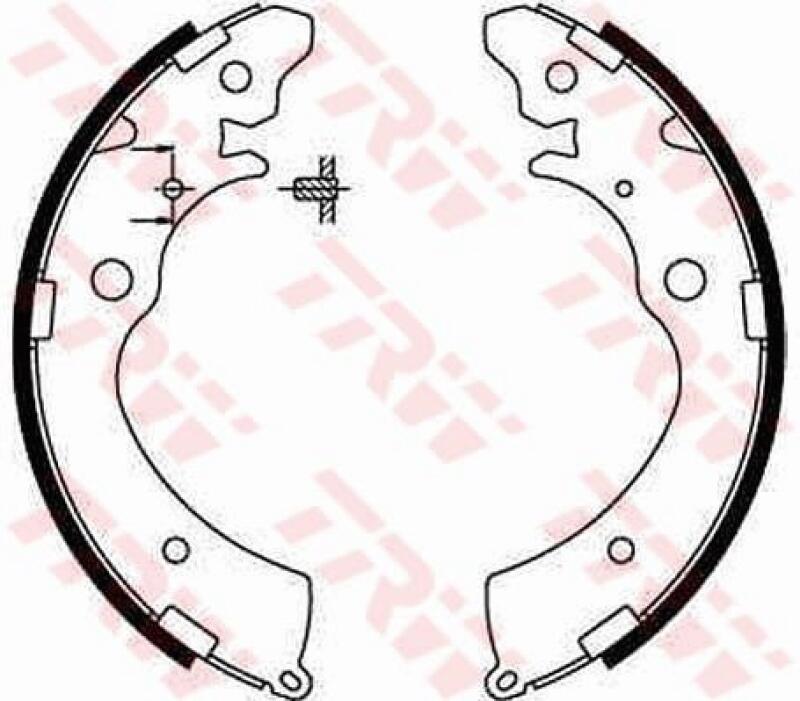 TRW Bremsbackensatz GS8559