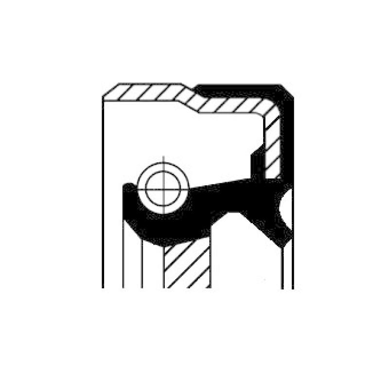 CORTECO Shaft Seal, manual transmission