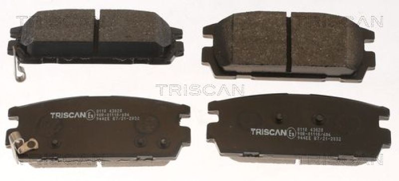 TRISCAN Brake Pad Set, disc brake