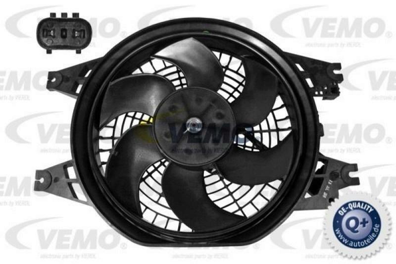 VEMO Fan, A/C condenser Q+, original equipment manufacturer quality