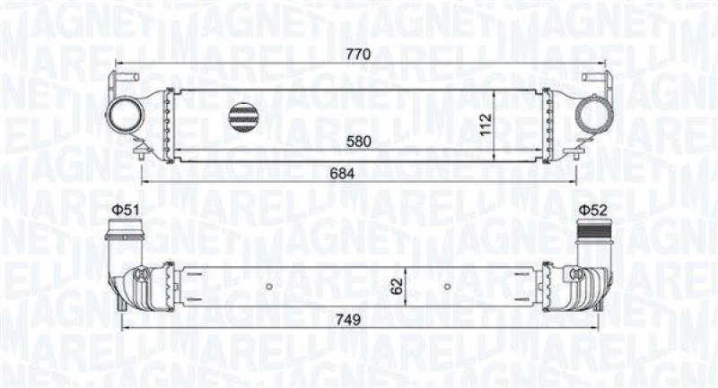 MAGNETI MARELLI Charge Air Cooler