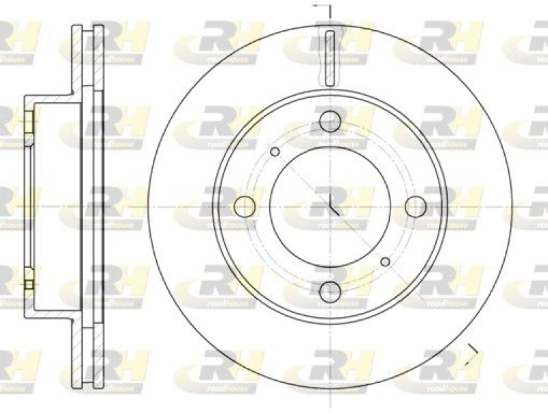 2x ROADHOUSE Bremsscheibe