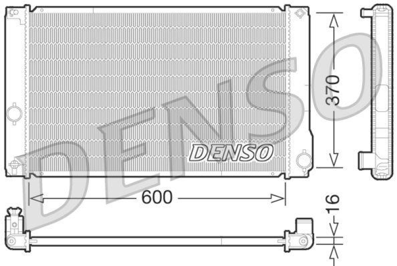 DENSO Kühler, Motorkühlung DRM50076