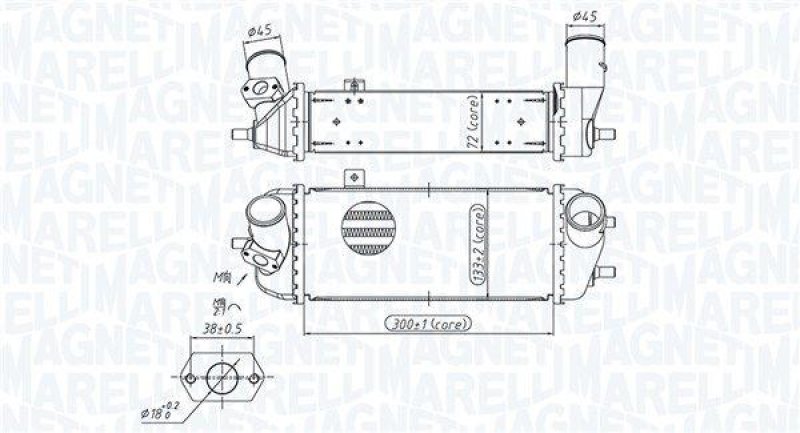 MAGNETI MARELLI Charge Air Cooler