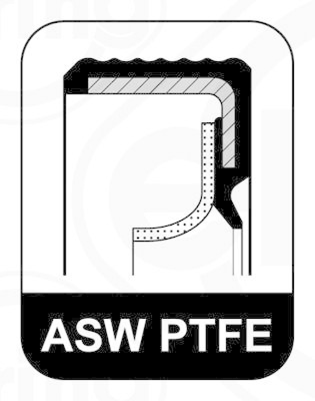 ELRING Shaft Seal, automatic transmission