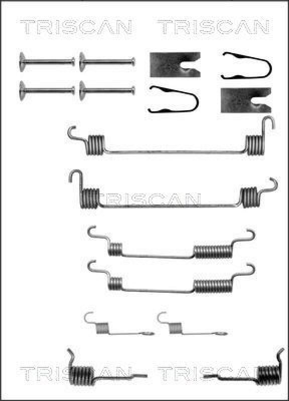 TRISCAN Accessory Kit, brake shoes